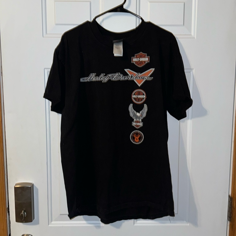 Mens Vintage Harley Davidson Black Widow